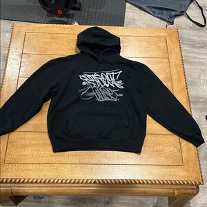 Street Wise Brand Men's XL black hoodie with design